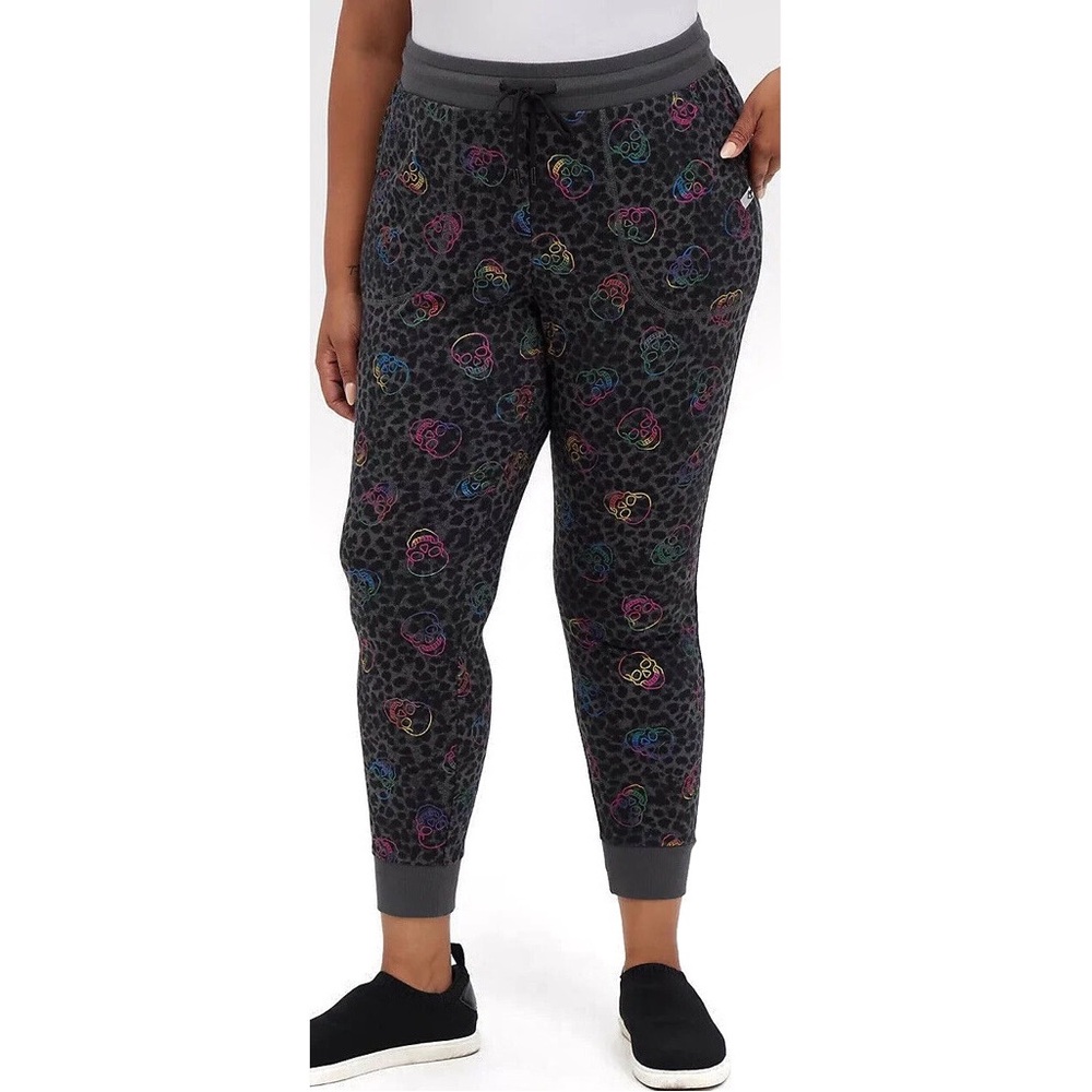 Torrid | Everyday Fleece Active Jogger Classic Fit Rainbow Skull‎ Size 3 / 3X
